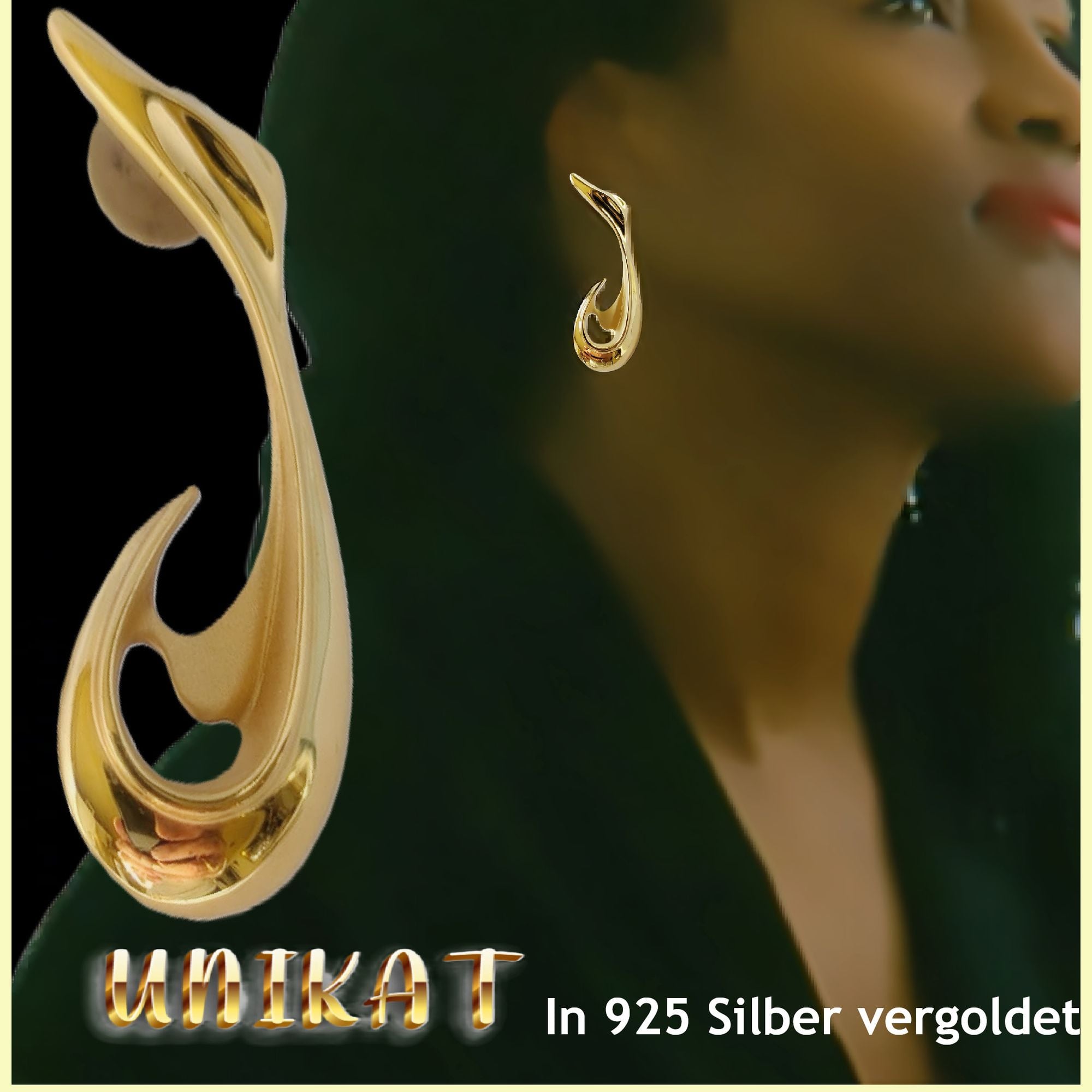 Designer Ohrring DARSANA — Exzellenter Zustand (M-) Ohrringe