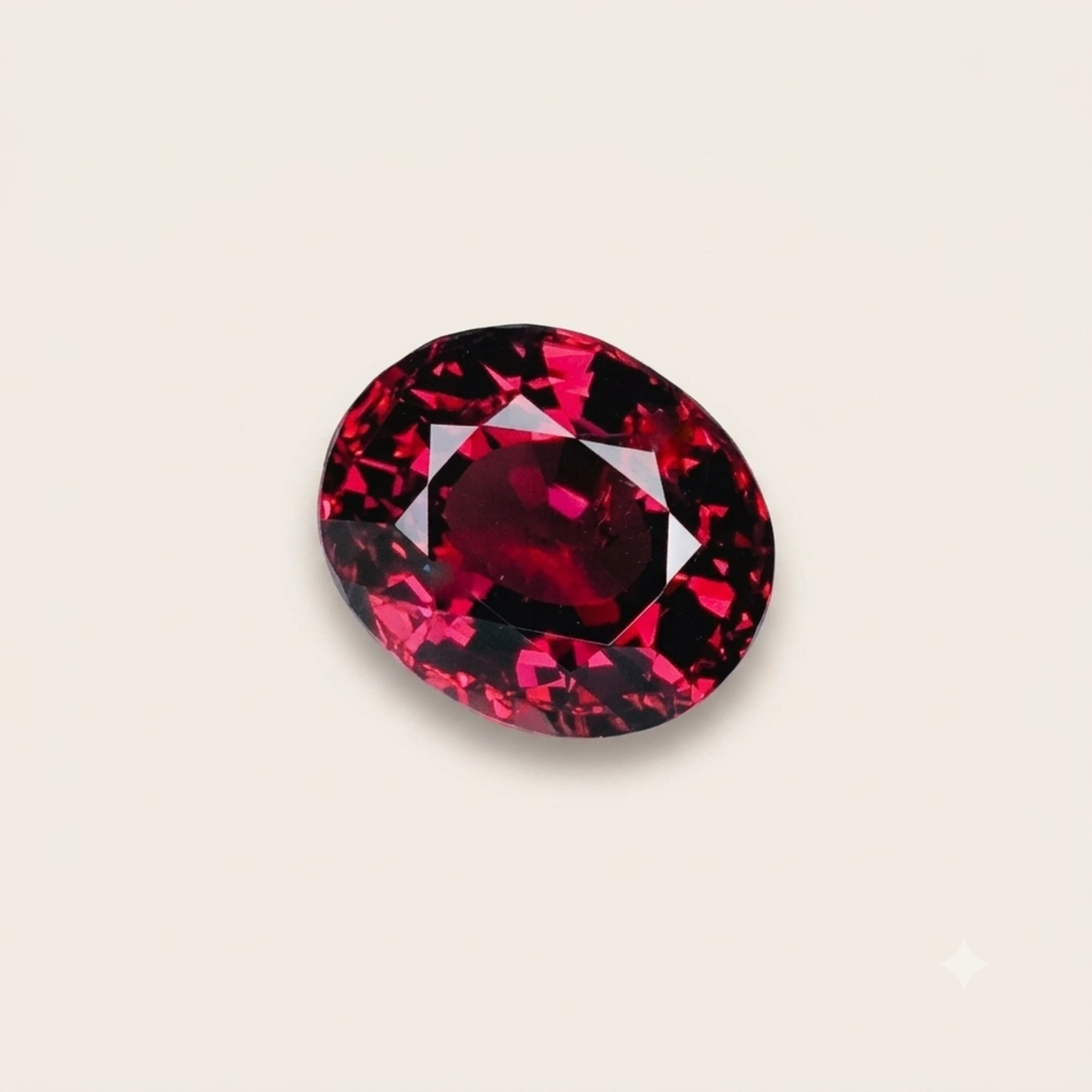 Natürlicher Rhodolith 3,97 ct – IGI zertifiziert — Foto 1 von 11