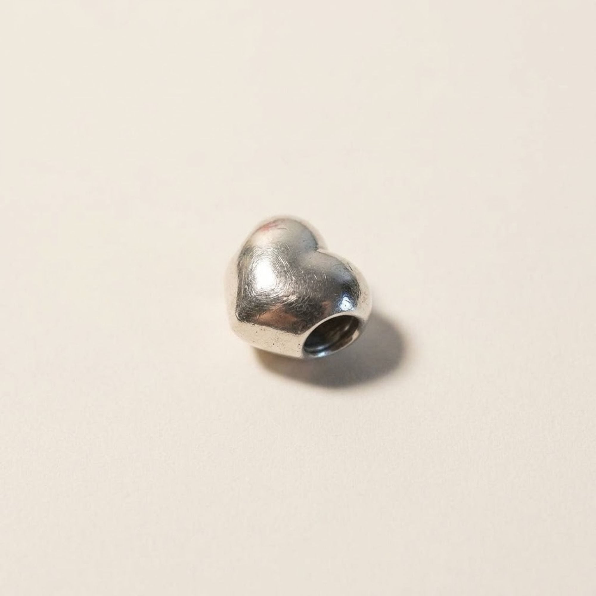 Large Smooth Heart Charm